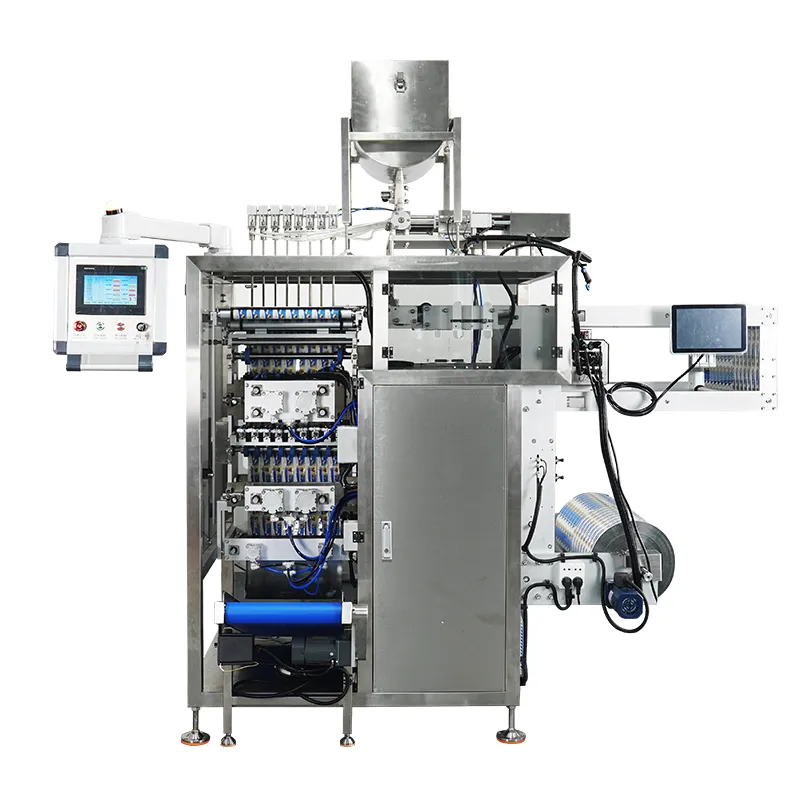 Majonn&auml;s sm&ouml;rp&aring;se och stickpackningsmaskin