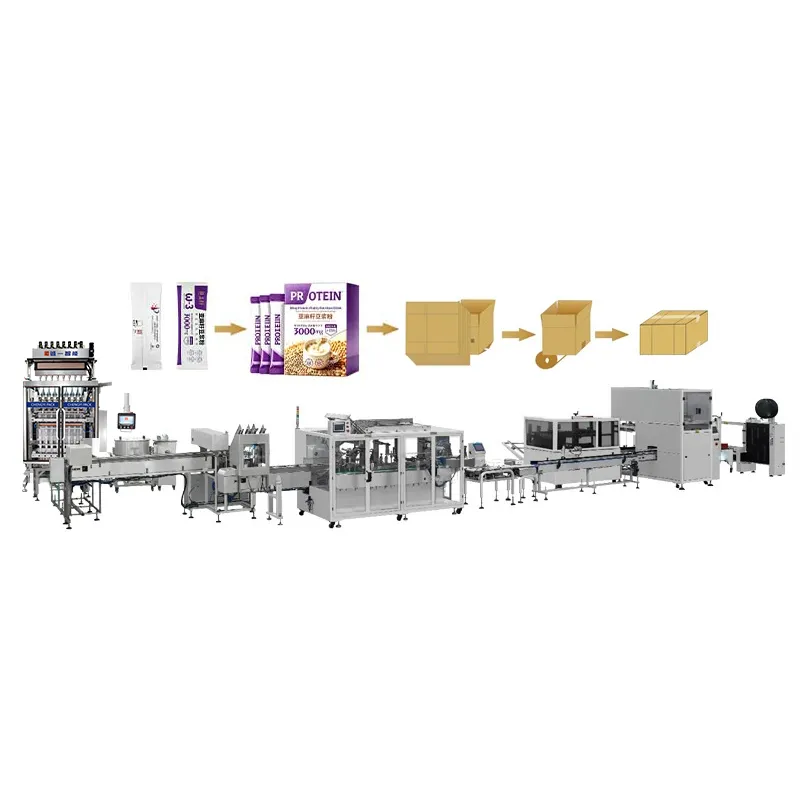Multi lane stick packningsmaskin linje