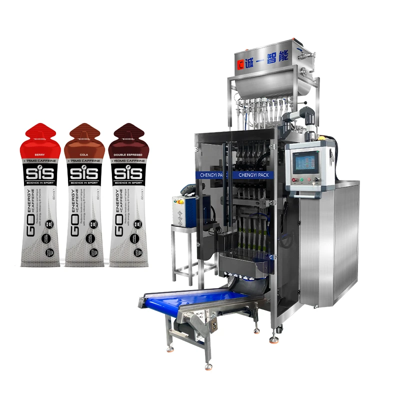Multi-Lane Energy Gel Stick Pack Machine