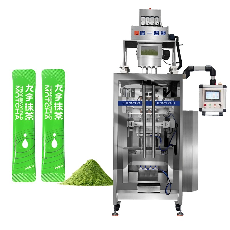 Multi-lane Stick Packaging Machine F&ouml;r Matcha Powder